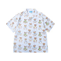 Market Teddy Striped Short Sleeve Woven Shirt