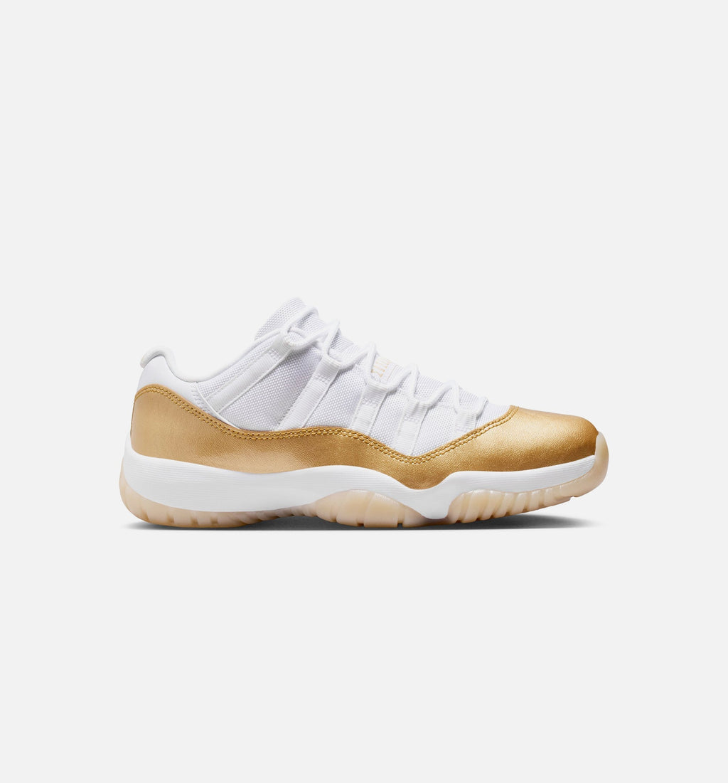 Air Jordan 11 Retro Low Mother's Day Women's Lifestyle Shoe – White/Metallic Gold/Team Gold