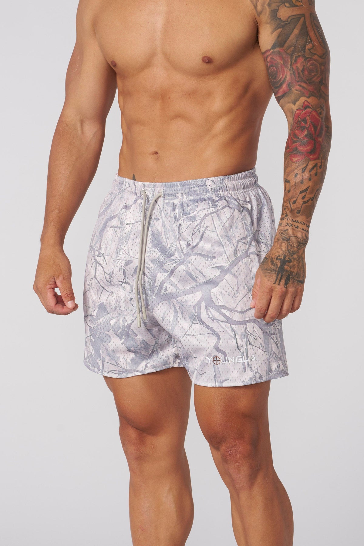 1117 - Tree Camo Mesh Shorts
