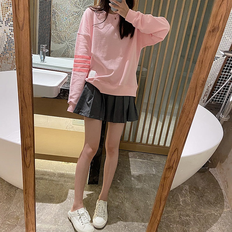 Thom Browne Women's Pink Hooded Sweatshirt Set