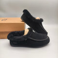 Black Slip-On Casual House Shoes — New Arrival | In Stock