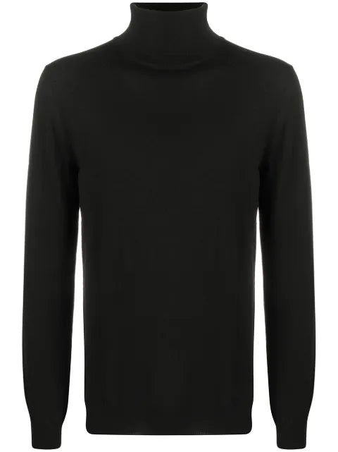 Zanone rib-trimmed roll neck jumper
