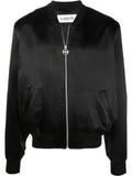 Lanvin rhinestone-embellished logo bomber jacket