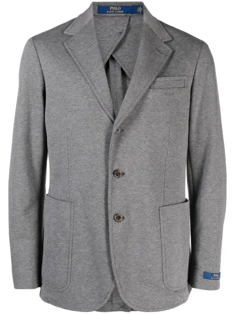 Polo Ralph Lauren single-breasted cotton-blend blazer