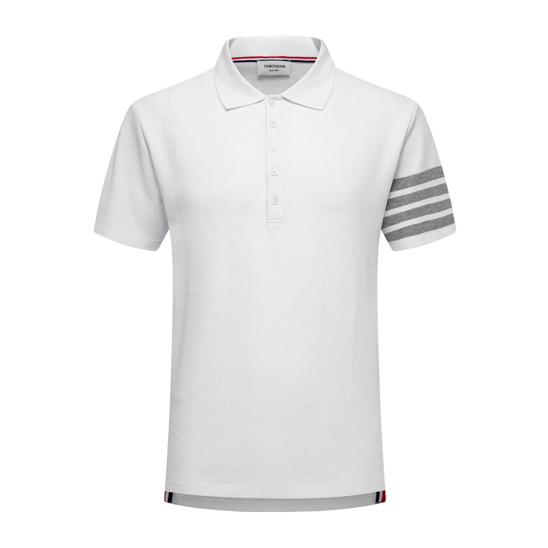Men's Classic Four-Bar Wool Polo Shirt | Thom Browne