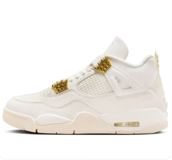 (WMNS) Air Jordan 4 Retro 'Metallic Gold' AQ9129-170