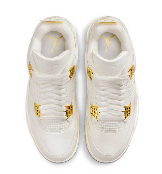 (WMNS) Air Jordan 4 Retro 'Metallic Gold' AQ9129-170