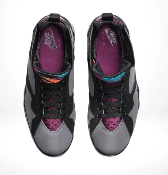 Air Jordan 7 Retro 'Bordeaux' Sneakers – Black