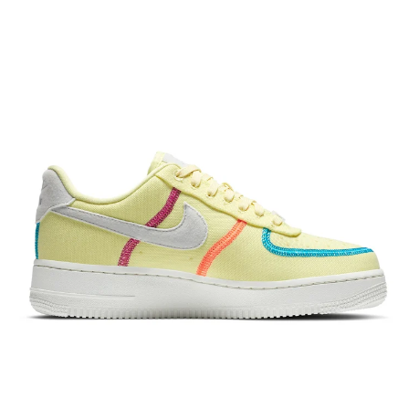 Wmns Nike Air Force 1 ’07 Low LX – Stitched Canvas ‘Life Lime’
