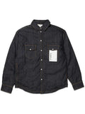 Purple Brand logo-appliqué denim jacket
