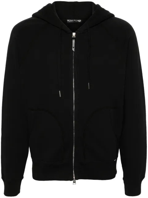 TOM FORD zip-up cotton hoodie