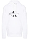 Calvin Klein Jeans logo-print cotton hoodie