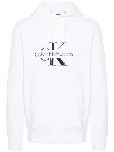 Calvin Klein Jeans logo-print cotton hoodie