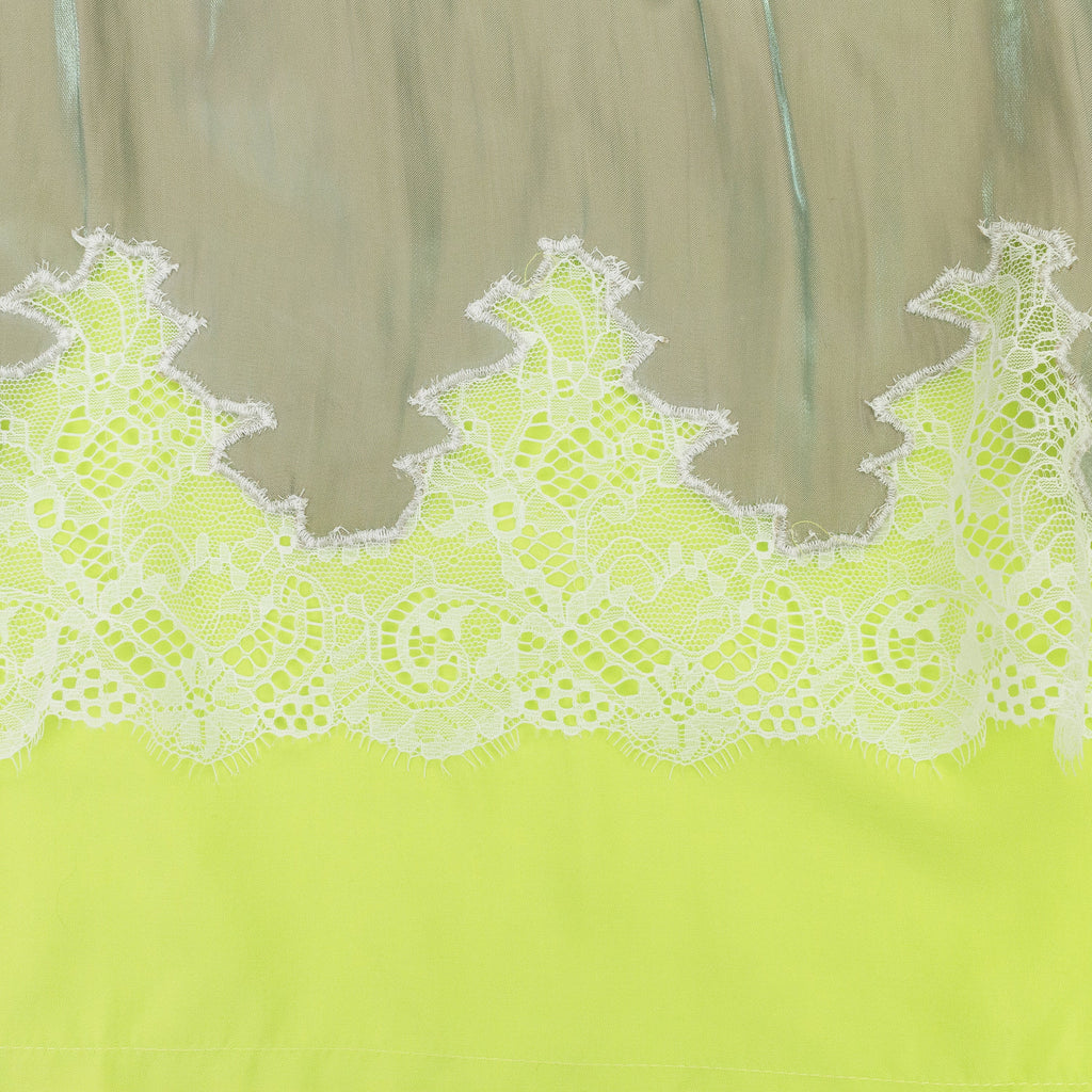 GREEN CAMISOLE BUTTON-DOWN SHIRT