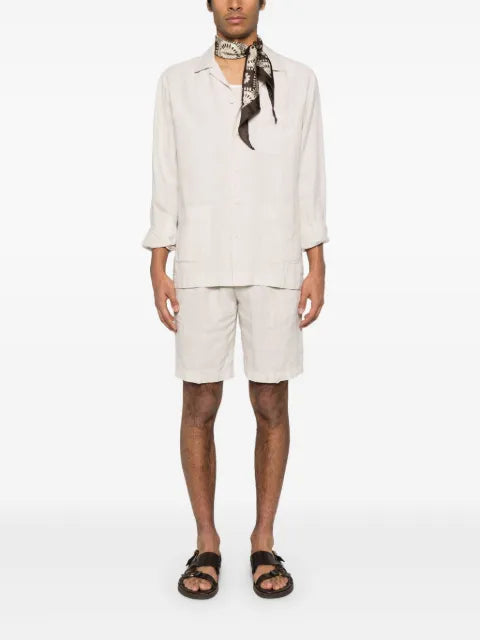 Boglioli linen shirt jacket