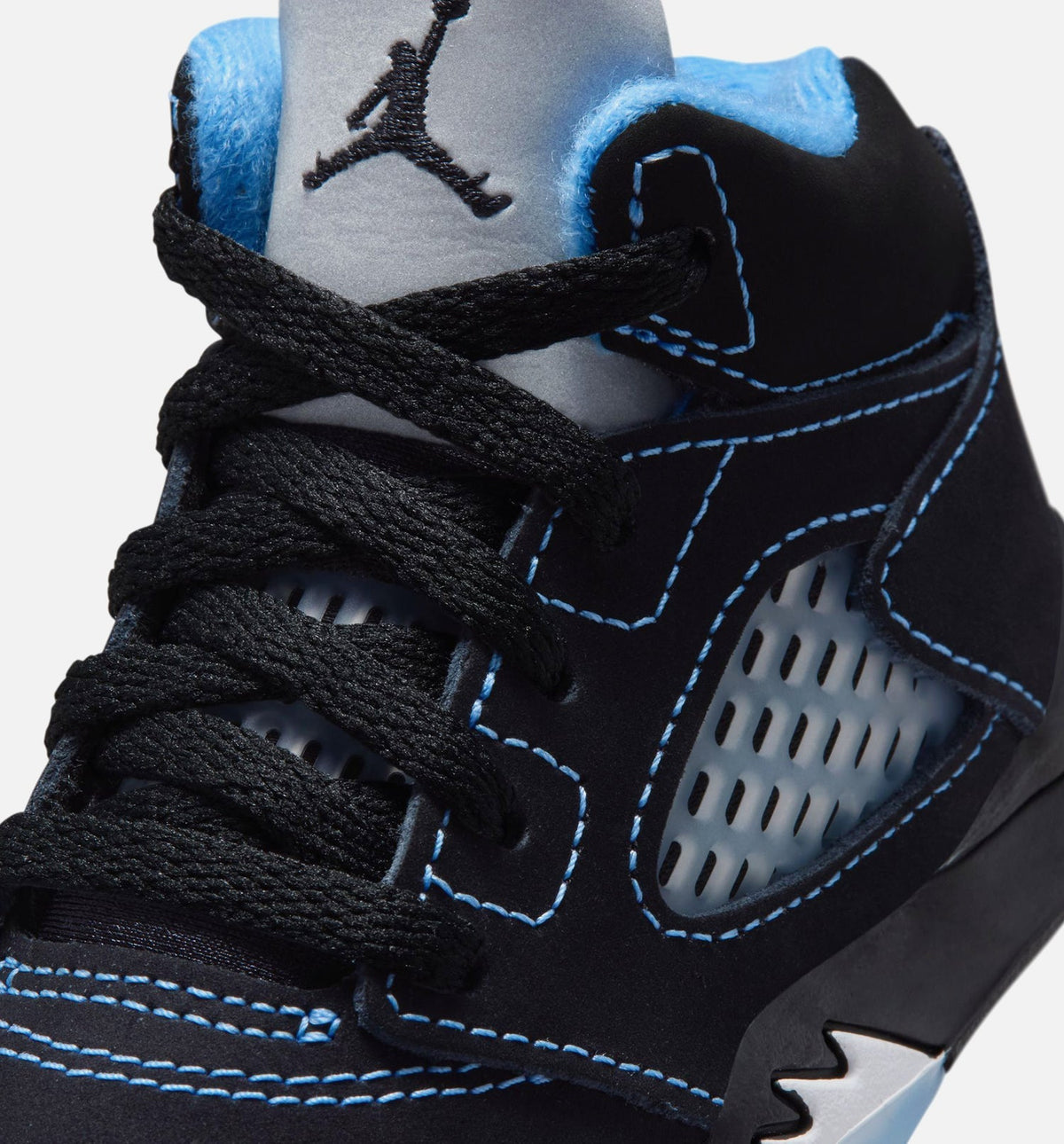 Air Jordan 5 Retro Black Carolina Infant/Toddler Lifestyle Shoes - Black/University Blue/White