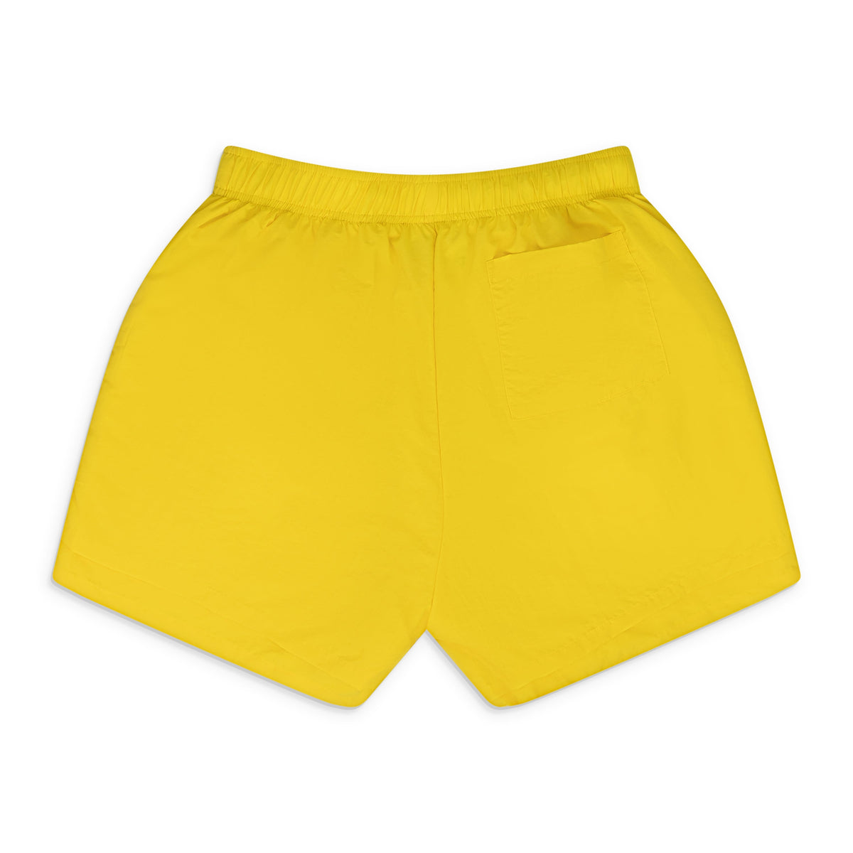 Yellow OG Web Double Layer Shorts