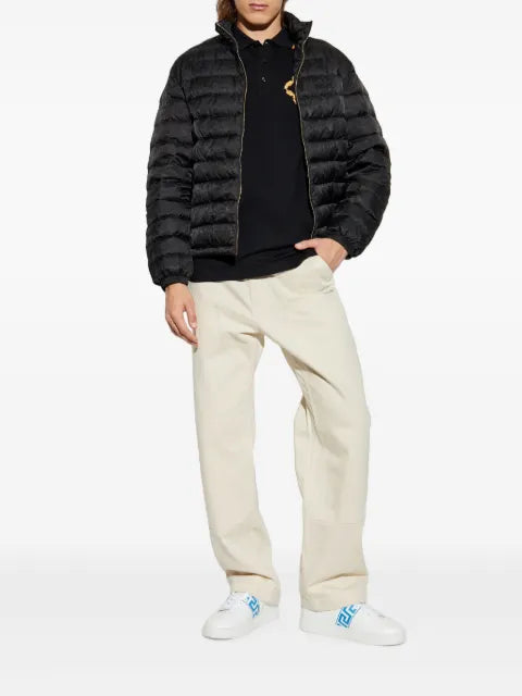 Versace jacquard padded jacket