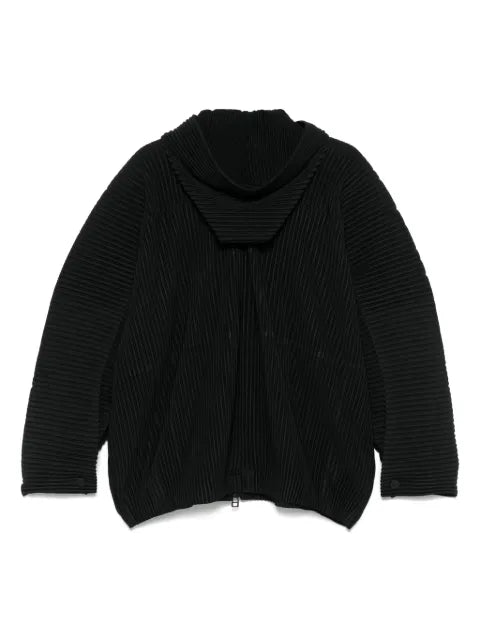 Homme Plissé Issey Miyake plissé hooded jacket