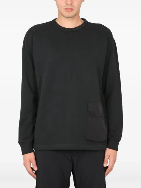 Ten C pocket-detail crew-neck sweatshirt