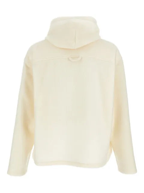 Rier pocket wool hoodie