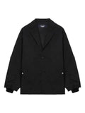 Comme des Garçons Homme pinstripe three-button jacket