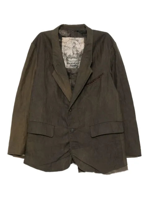 Ziggy Chen distressed dyed blazer