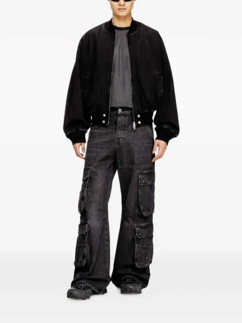Diesel bomber jacket in denim
