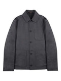 Incotex button wool overshirt