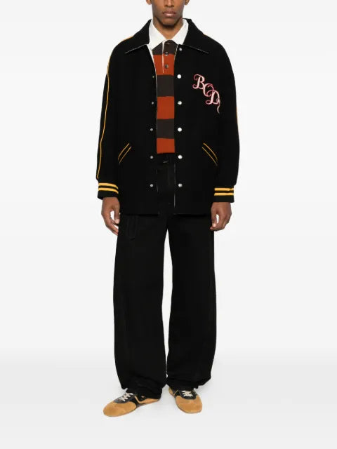 BODE embroidered-stripe jacket