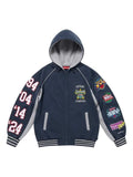 Supreme Playoffs zip -up hooded sweater