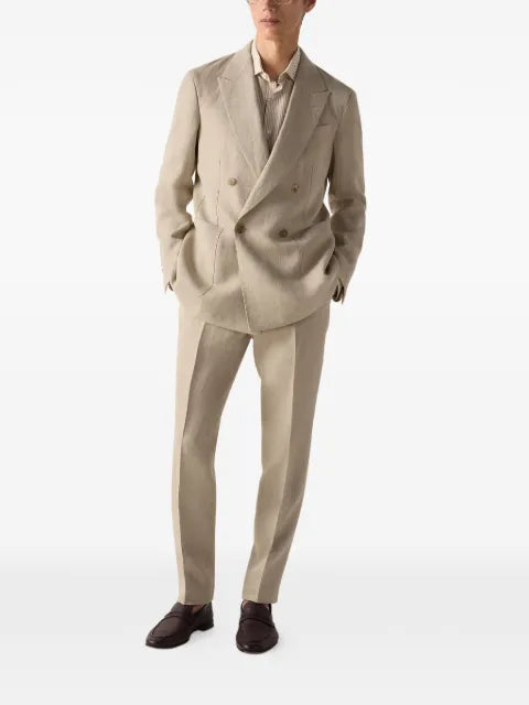 Zegna double-breasted oasi jacket
