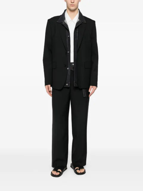 sacai collared jacket