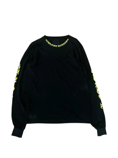 Chrome Hearts neck logo longsleeve sweatshirt