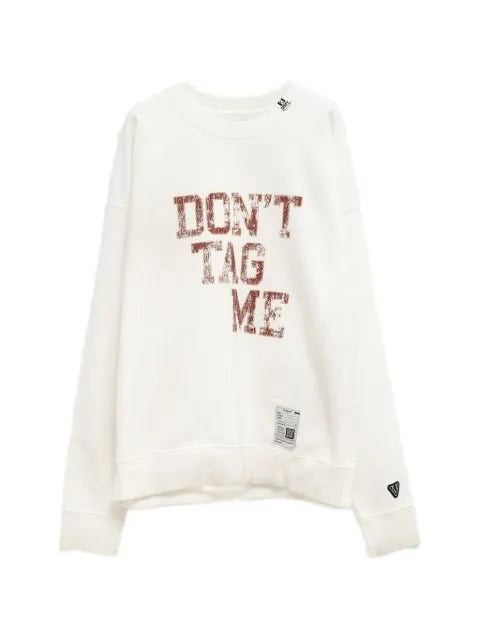 Maison MIHARA YASUHIRO crew-neck text-print sweatshirt