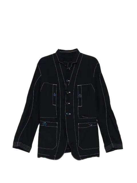 Undercover contrast-stitch  jacket