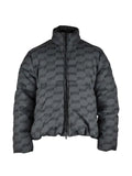 Balenciaga logo-pattern padded jacket