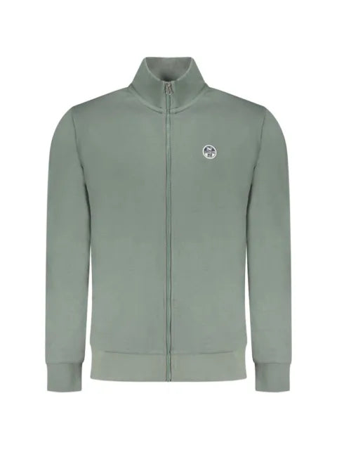 North Sails logo zip-up sweater