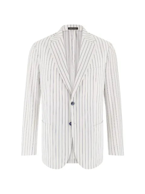 Boggi Milano Breeze pinstripe single-breasted blazer