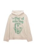 Honor The Gift Better At Minding My Own graphic-print hoodie