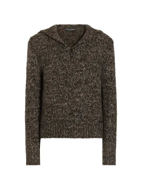 Dolce & Gabbana alpaca blend polo shirt