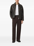 AllSaints zip-up leather jacket