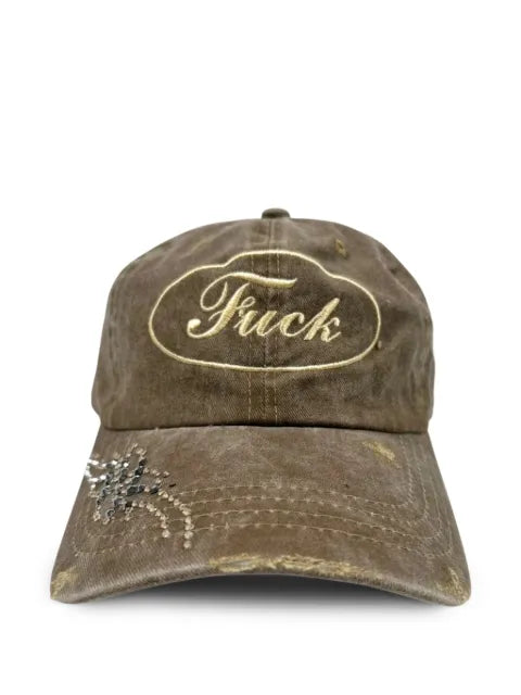 Alchemist crystal-embellished baseball cap