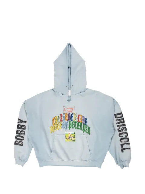 Paly Bobby Driscoll graphic-print distressed hoodie