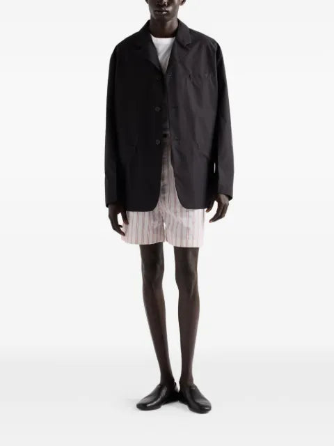 Prada single-breasted technical cotton jacket