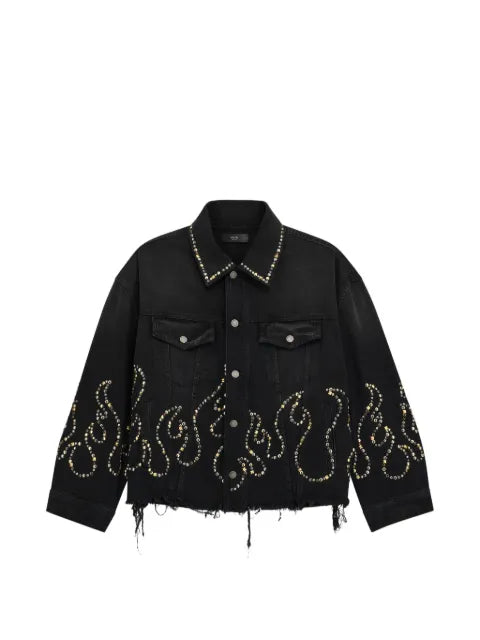 AMIRI stud-embellished denim jacket