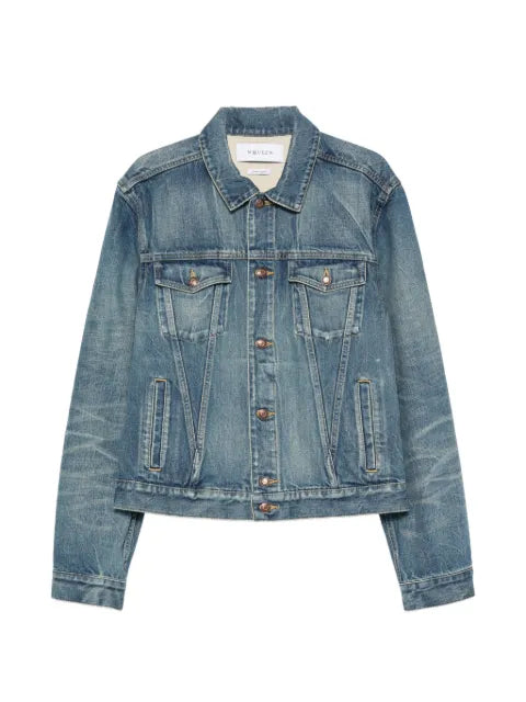 Alexander McQueen denim jacket in washed blue