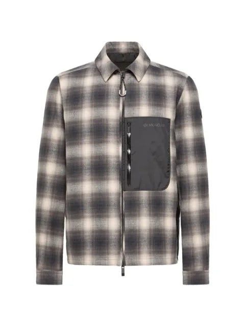 Moncler Cornisello cotton down shirt jacket