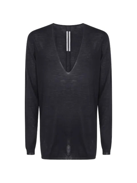 Rick Owens V-neck wool sweater