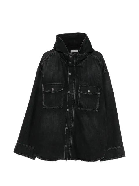 Balenciaga hooded denim jacket